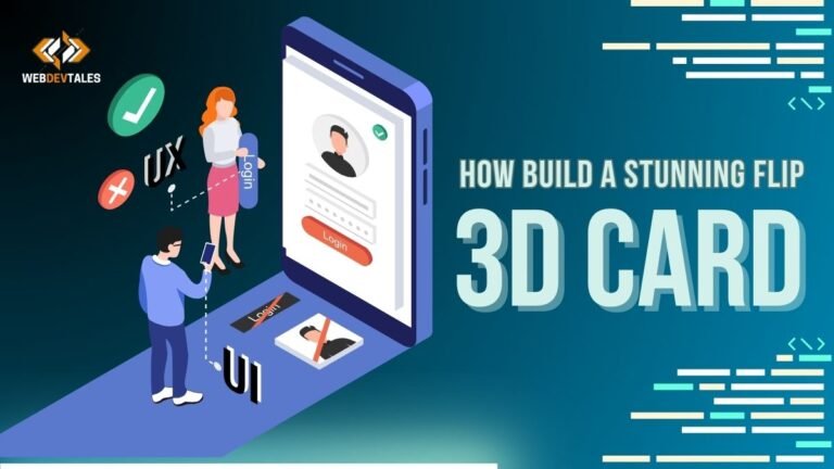 How to Build a Stunning 3D Card UI Element in 3 Simple Steps