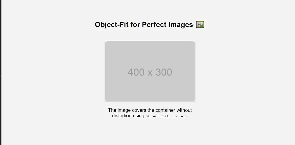 css tricks Object-Fit for Perfect Images