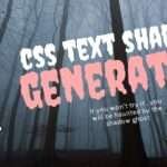 CSS Text Shadow Generator