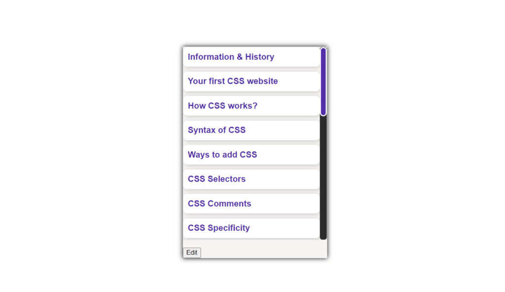 css sticky sidebar