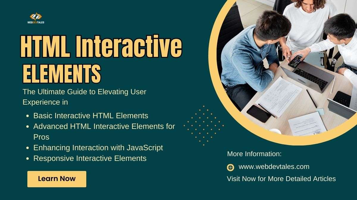 HTML Interactive Elements