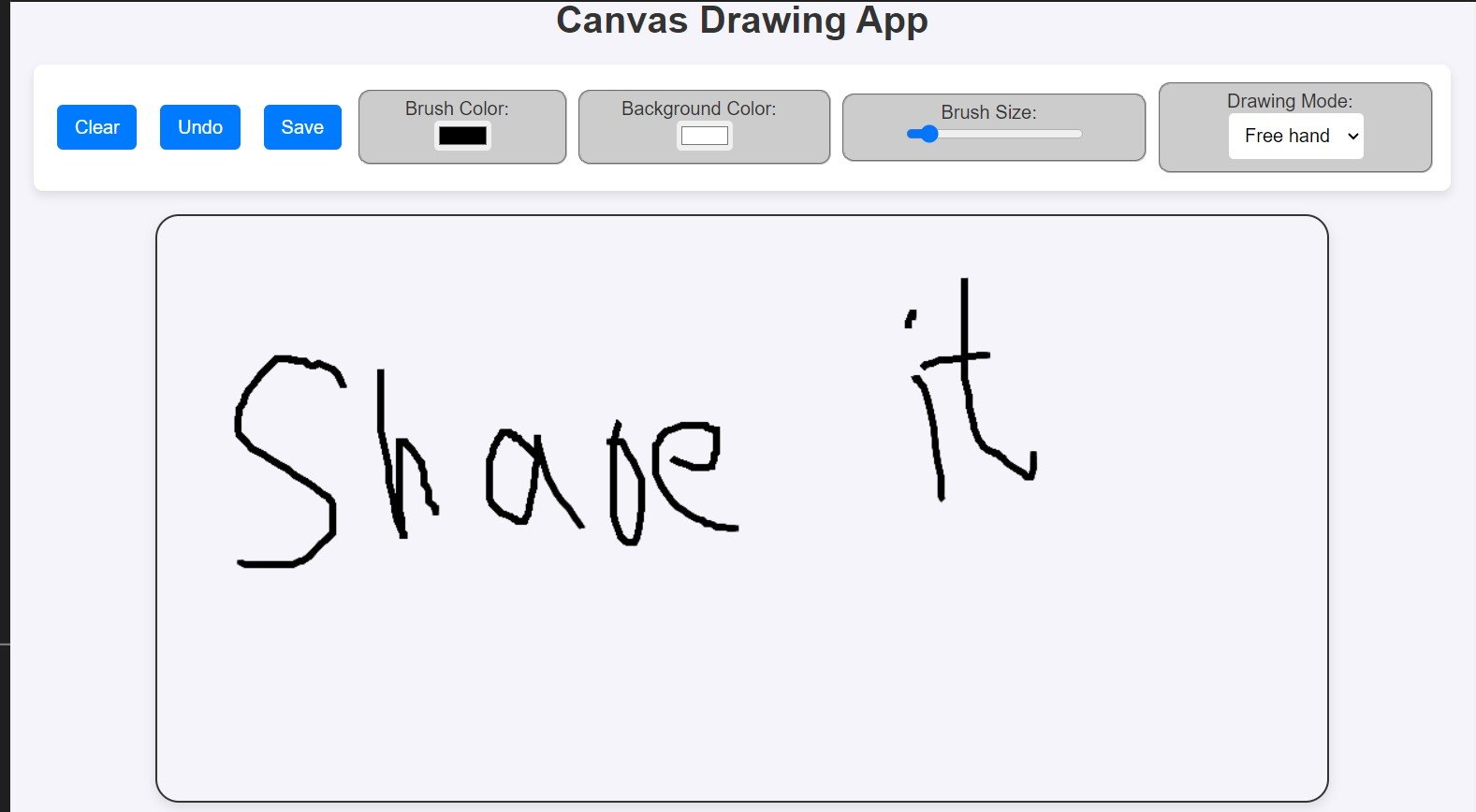 Build a Canvas Drawing App