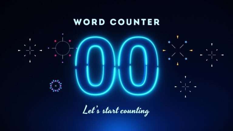 Online Word Counter